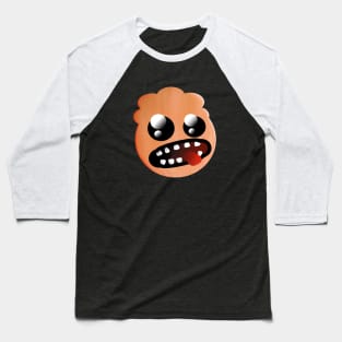 Monster Face Baseball T-Shirt